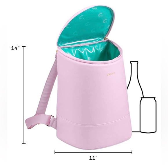 Corkcicle EOLA Cooler Backpack in Rose Quartz - Picture 4 of 7